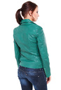 Женская кожаная куртка из натуральной кожи с воротником 0900110-3
