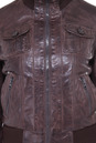 Женская кожаная куртка из натуральной кожи с воротником 0900120-4