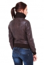 Женская кожаная куртка из натуральной кожи с воротником 0900120-3