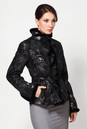Женская кожаная куртка из натуральной замши (с накатом) с воротником, отделка норка 0900020