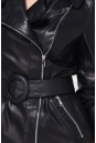Женская кожаная куртка из натуральной кожи с воротником 0900162-3