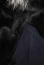 Дубленка женская из натуральной овчины с капюшоном, отделка чернобурка 0700587-6
