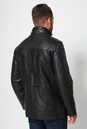 Мужская кожаная куртка из натуральной кожи с воротником 0900010-3
