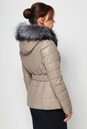 Женская кожаная куртка из натуральной кожи с капюшоном, отделка лиса 0900006-3
