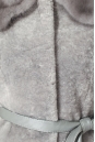 Шуба из мутона с воротником, отделка  норка 1300538-2