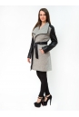 Женское пальто из текстиля с воротником 3000234-2