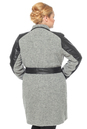 Женское пальто из текстиля с воротником 3000234-6 вид сзади