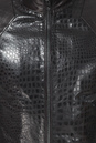 Мужская кожаная куртка из натуральной кожи  с воротником 0900367-3