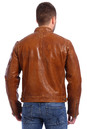Мужская кожаная куртка из натуральной кожи с воротником 0900745-2