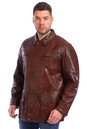 Мужская кожаная куртка из натуральной кожи утепленная 0900749-5
