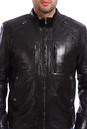 Мужская кожаная куртка из натуральной кожи утепленная 0900752-4