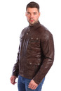 Мужская кожаная куртка из натуральной кожи 0900757