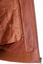 Мужская кожаная куртка из натуральной кожи утепленная, отделка овчина 0900857-3
