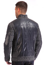 Мужская кожаная куртка из натуральной кожи утепленная с воротником 0900888-2