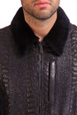 Мужская кожаная куртка из натуральной кожи, отделка овчина 0900892-3