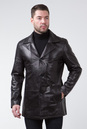 Мужская кожаная куртка из натуральной кожи с воротником 0901041