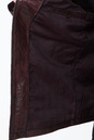 Мужская кожаная куртка из натуральной кожи с воротником, отделка овчина 0901060-2