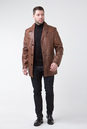 Мужская кожаная куртка из натуральной кожи с воротником 0901064-3