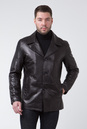 Мужская кожаная куртка из натуральной кожи с воротником 0901071
