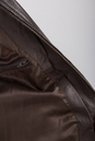 Мужская кожаная куртка из натуральной кожи с воротником 0901182-2