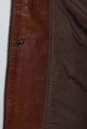 Мужская кожаная куртка из натуральной кожи с воротником 0901230-4