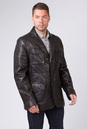 Мужская кожаная куртка из натуральной кожи с воротником 0901359