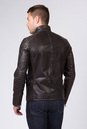 Мужская кожаная куртка из натуральной кожи с воротником 0901407-4