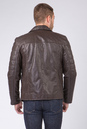 Мужская кожаная куртка из натуральной кожи с воротником 0901469-4