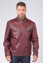 Мужская кожаная куртка из натуральной кожи с воротником 0901490