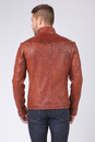 Мужская кожаная куртка из натуральной кожи с воротником 0901495-3