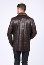 Мужская кожаная куртка из натуральной кожи с воротником 0901685-3
