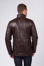 Мужская кожаная куртка из натуральной кожи с воротником 0901712-3