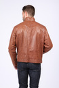Мужская кожаная куртка из натуральной кожи с воротником 0901733-3
