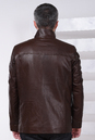 Мужская кожаная куртка из натуральной кожи с воротником 0902183-2
