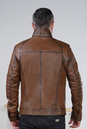 Мужская кожаная куртка из натуральной кожи с воротником 0902199-4