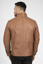Мужская кожаная куртка из натуральной кожи с воротником 0902412-3