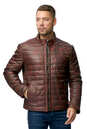 Мужская кожаная куртка из натуральной кожи с воротником 0902633