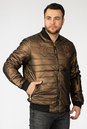 Мужская кожаная куртка из эко-кожи с воротником 1900020