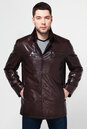 Мужская кожаная куртка из натуральной кожи с воротником 0900180