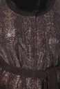 Женская кожаная куртка из натуральной замши с воротником, отделка норка 0900257-5