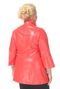 Женская кожаная куртка из натуральной кожи с воротником 0900302-7 вид сзади