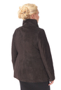 Женская кожаная куртка из натуральной замши с воротником 0900310-6 вид сзади