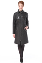 Женское кожаное пальто из натуральной кожи с воротником 0900324-2