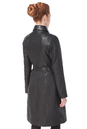 Женское кожаное пальто из натуральной кожи с воротником 0900324-3