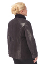 Женская кожаная куртка из натуральной замши с воротником,  отделка норка 0900354-6