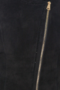 Женская кожаная куртка из натуральной замши с воротником, отделка кролик 0900363-4