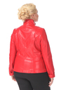 Женская кожаная куртка из натуральной кожи с воротником 0900386-8 вид сзади