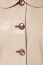 Женская кожаная куртка из натуральной кожи с воротником 0900401-6 вид сзади