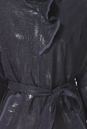Женское кожаное пальто из натуральной замши (с накатом) с воротником 0900402-3