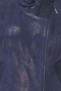 Женская кожаная куртка из натуральной замши (с накатом) с воротником 0900419-8 вид сзади